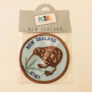 Vtg New  Zealand Kiwi Patch Embroidered Badge Iron On